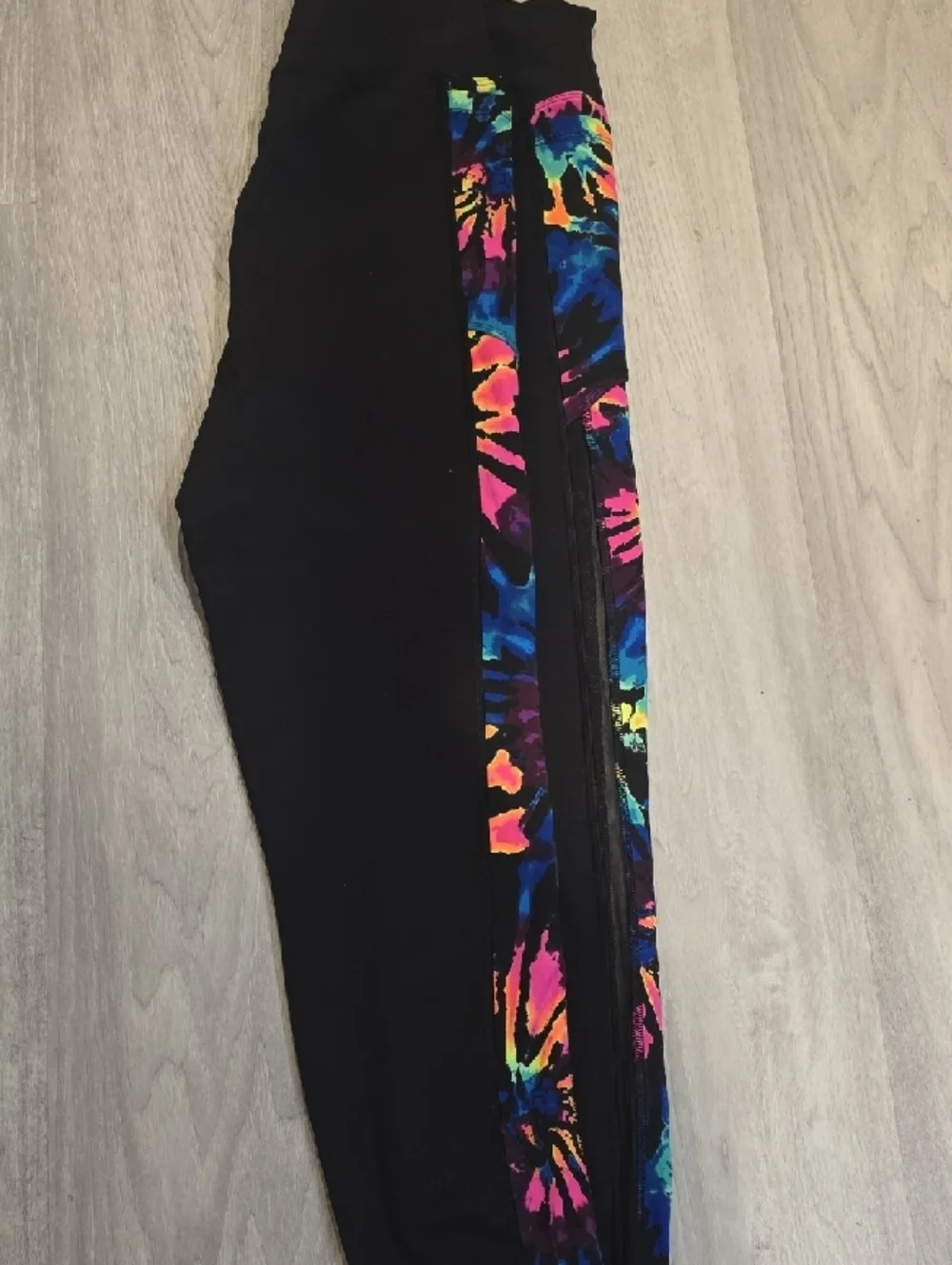 PINK Tie-Dye Racerback Tank with Black Legging Set - Picture 3 of 9
